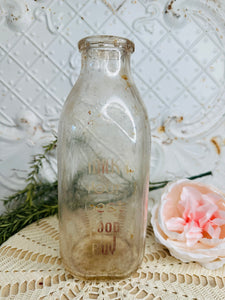 ANTIQUE MILK BOTTLE YOUR BEST FOOD BOY