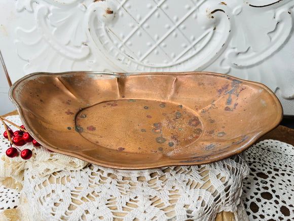 PERFECTLY PATINAD COPPER ANTIQUE TRAY