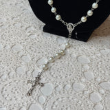 VINTAGE ROSARY - PEARL - 2 AVAILABLE