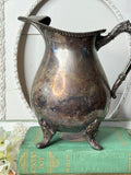 PERFECTLY PATINAD SILVER ANTIQUE PITCHER #1