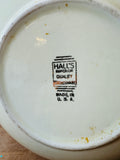 HALLS SUPERIOR VINTAGE RED POPPY ENAMELWARE BOWL