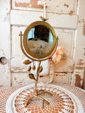 VINTAGE AMAZING BIRD ON BRANCH MIRROR