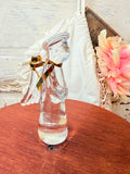 VINTAGE HEAVY HAND BLOWN MEDIUM ANGEL STATUETTE