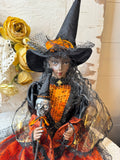 TALL BROOMSTICK WITCH DOLL