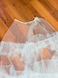 VINTAGE 1950S TULLE PETTICOAT WITH RUFFLES