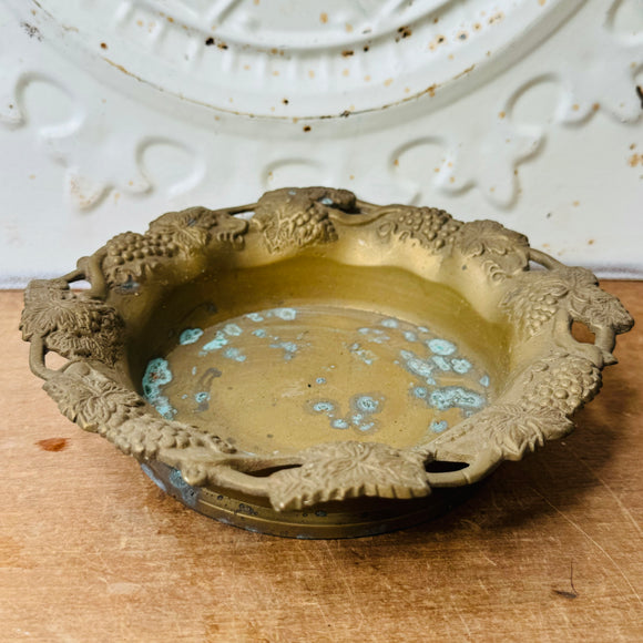 SOLID BRASS PERFECTLY PATINA’D DISH