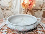VINTAGE ROSE SERVING BOWL DISH