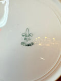 VINTAGE SHABBY CHIC MARKED FLORAL PLATE DECOR