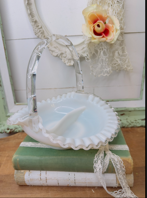 RARE DIVIDER DISH LARGE SILVERCREST