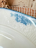 ANTIQUE IRONSTONE BLUE AND WHITE LARGE PLATTER
