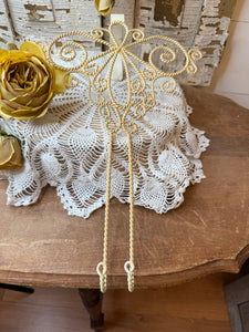 WREATH HANGER VINTAGE SCROLLY