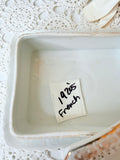 ANTIQUE 1920S FRENCH PORCELAIN TRINKET DISH