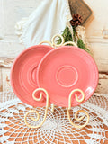 FIESTA WARE SET OF PLATES - SALMON
