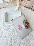 ANTIQUE 1920S FRENCH PORCELAIN TRINKET DISH