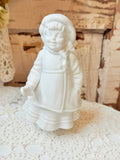 VINTAGE DEPT 56 YOUNG GIRL HOLIDAY STATUETTE