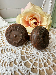 DETAILED VICTORIAN ANTIQUE DOORKNOB - 2 AVAILABLE