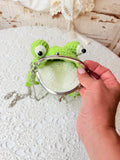 VINTAGE CUTE FROG COIN PURSE