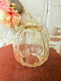 RARE GLASS PUMPKIN CLOCHE