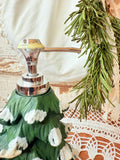 REINDEER AND CHRISTMAS TREE VINTAGE SOAP DISPENSER