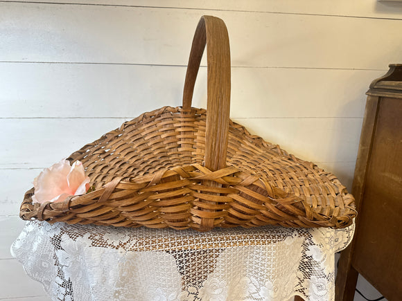 XXXL WICKER GATHERING BASKET VINTAGE