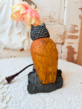 VINTAGE OWL LAMP