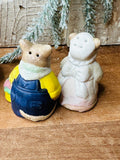 CUTIE CRITTERS VINTAGE SALT AND PEPPER SHAKERS