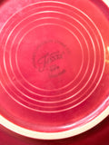 VINTAGE FIESTA BURGUNDY PLATE