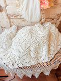 ANTIQUE PINWHEEL TABLECLOTH