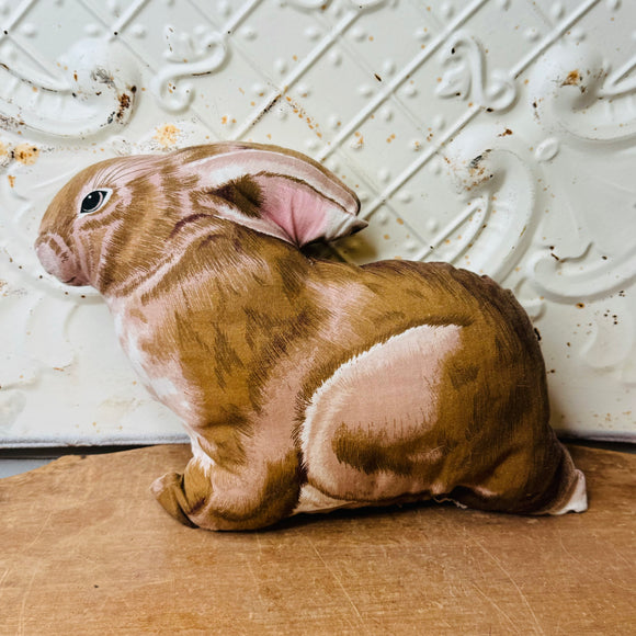 VINTAGE BUNNY THROW PILLOW