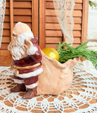 VINTAGE SANTA CANDY BOWL DECOR