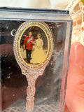 SILVER PLATED PRINCE WILLIAM AND KATE SPOON