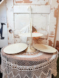 XL VINTAGE FOLDING TIERED TRAYS