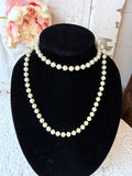 VINTAGE LONG STRAND PEARL NECKLACE
