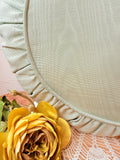 BEAUTIFUL CIRCLE RUFFLE THROW PILLOW