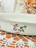 VINTAGE HUMMINGBIRD CASSEROLE DISH