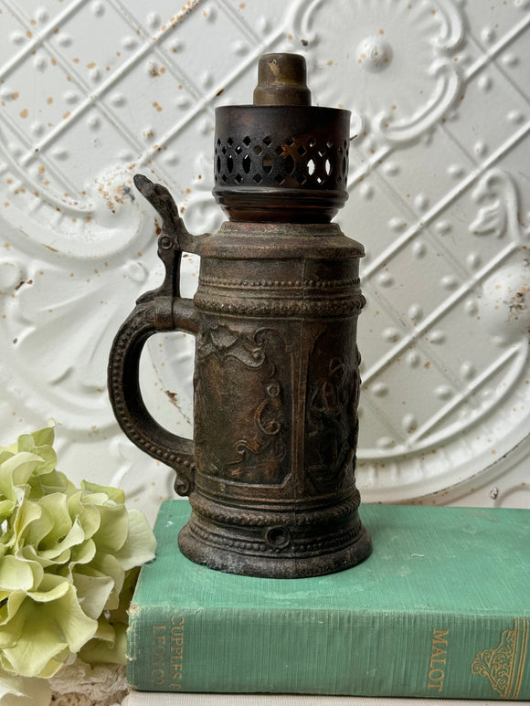 VINTAGE COPPER STEIN LANTERN
