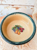 VINTAGE 2 HANDLE STONEWARE MAINE CHOWDER BOWL