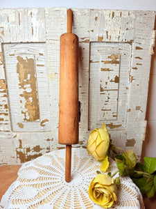 VINTAGE LONG STYLE WOOD ROLLING PIN