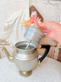 VINTAGE UNIVERSAL ALUMINUM PERCOLATOR COFFEE POT