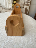 VINTAGE WOOD HEART FARMHOUSE BOX