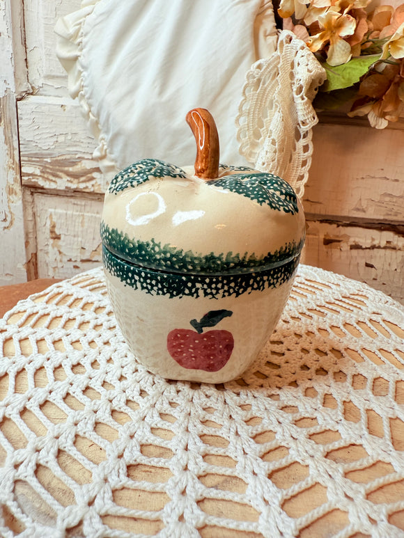 CERAMIC APPLE JAR