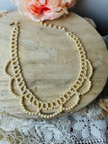 ANTIQUE SCALLOPED STRAND PEARL NECKLACE