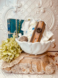 VINTAGE VIGNETTE BUNDLE - EXTRA LARGE MILK GLASS