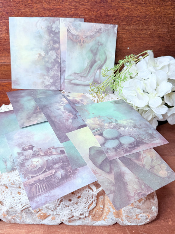 SET OF VINTAGE INSPIRED VICTORIAN EPHEMERA # 4