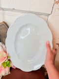 X LARGE WHITE VINTAGE IRONSTONE PLATTER