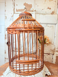 ANTIQUE X LARGE WOODEN BIRD CAGE