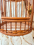 ANTIQUE X LARGE WOODEN BIRD CAGE