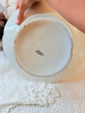 LIMOGES CAKE PLATE ON PEDESTAL VINTAGE