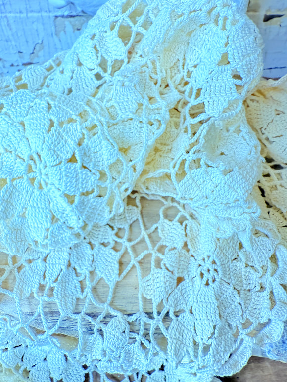 XTRA LONG RARE ANTIQUE HANDMADE RUNNER