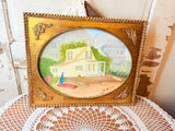 ANTIQUE DETAILED FRAME WITH PAINTING